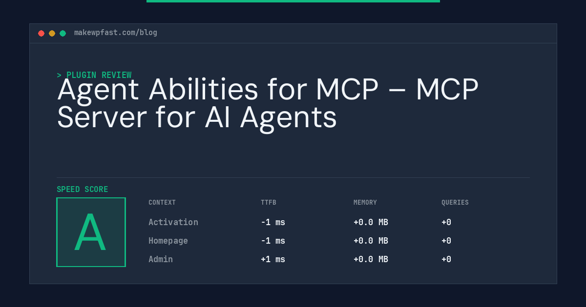 Agent Abilities for MCP – MCP Server for AI Agents - MakeWPFast