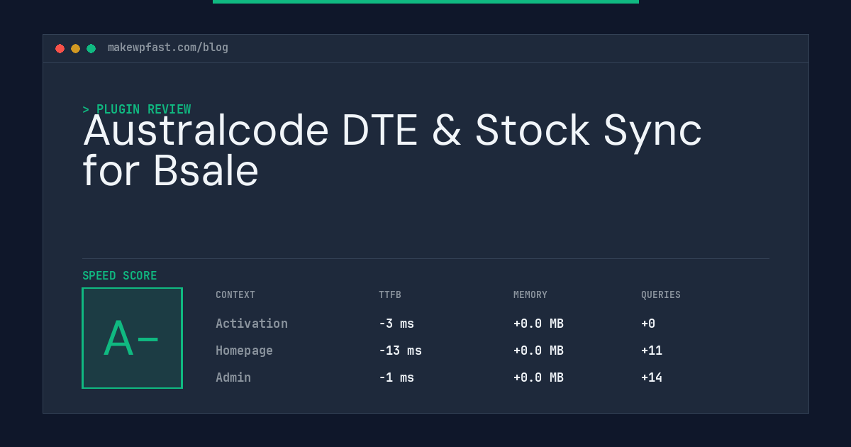 Australcode DTE & Stock Sync for Bsale - MakeWPFast