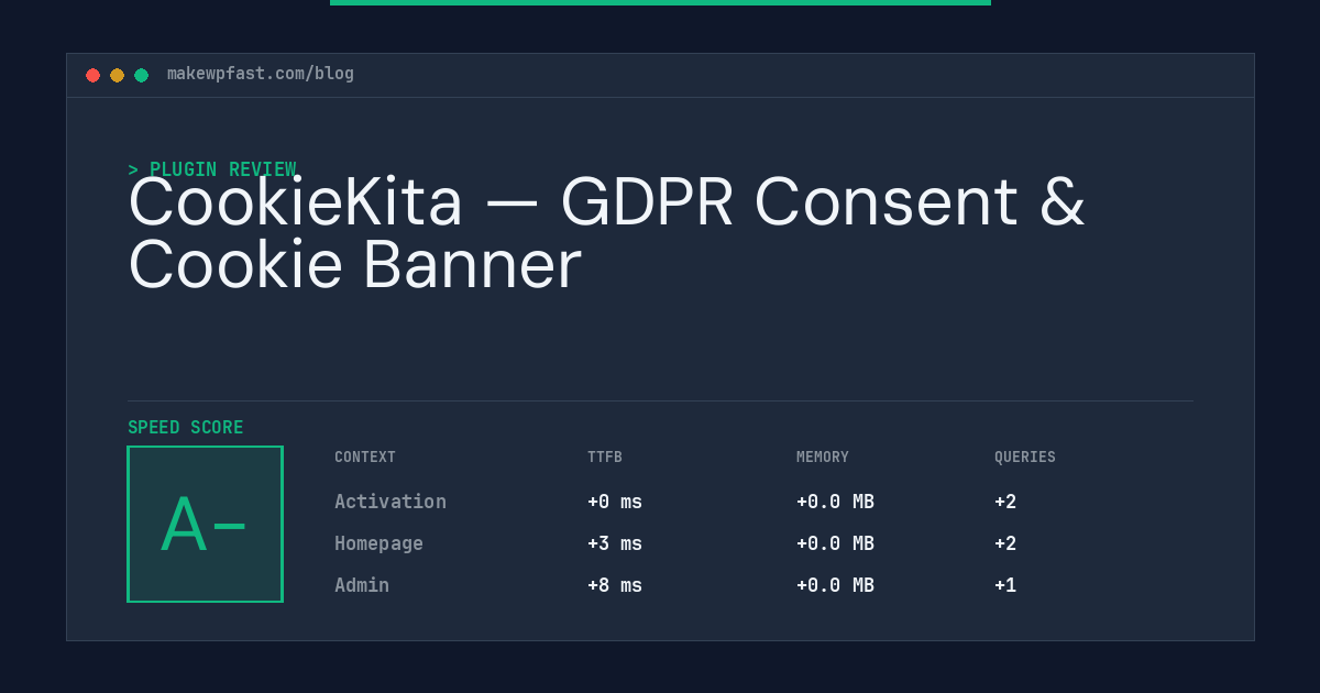 CookieKita — GDPR Consent & Cookie Banner - MakeWPFast