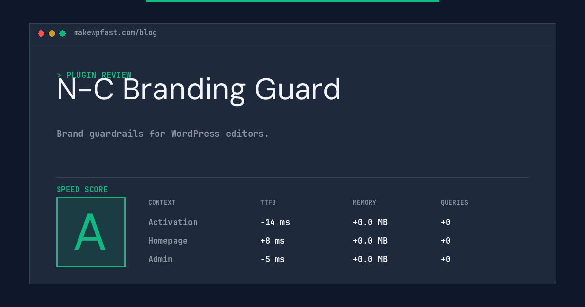 N-C Branding Guard - MakeWPFast
