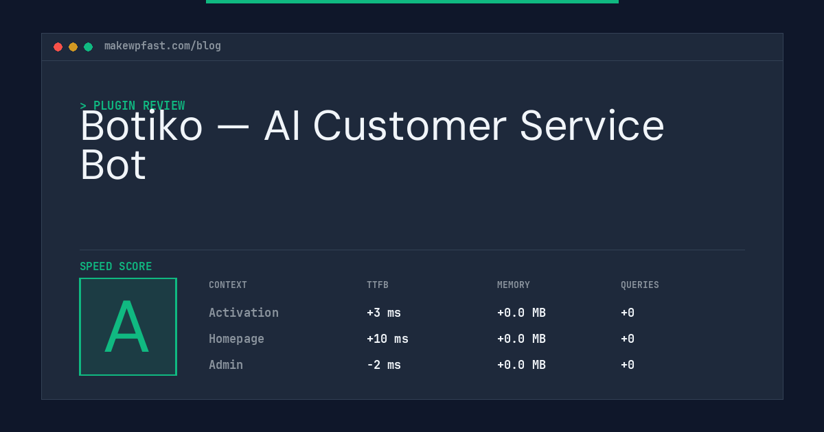 Botiko — AI Customer Service Bot - MakeWPFast