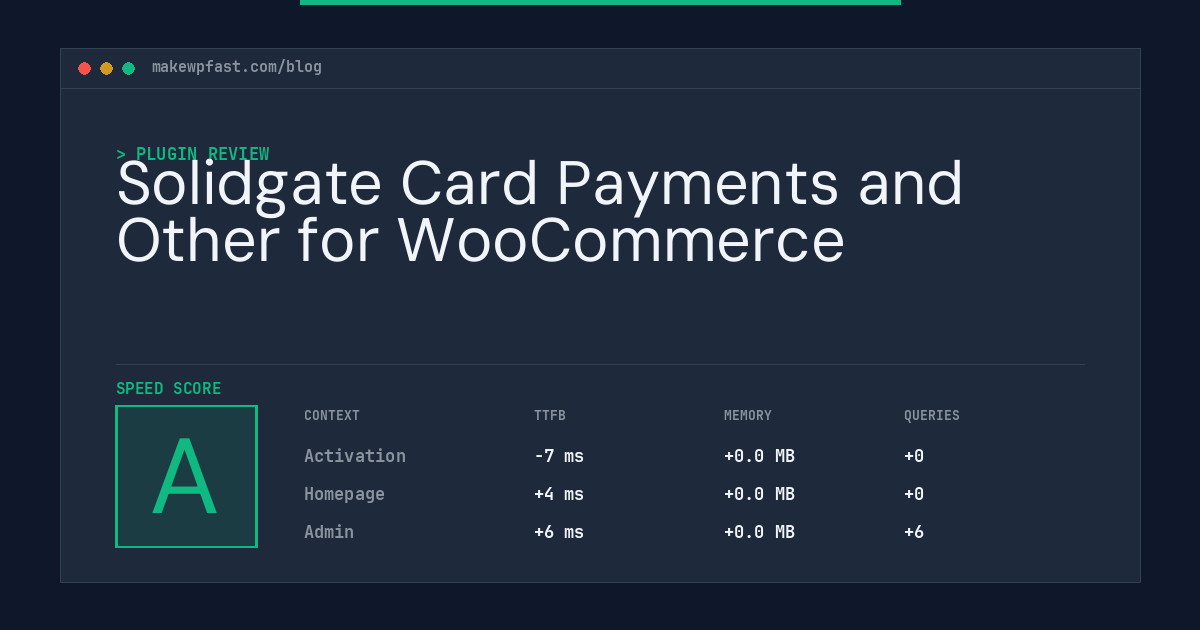 Solidgate Card Payments and Other for WooCommerce - MakeWPFast
