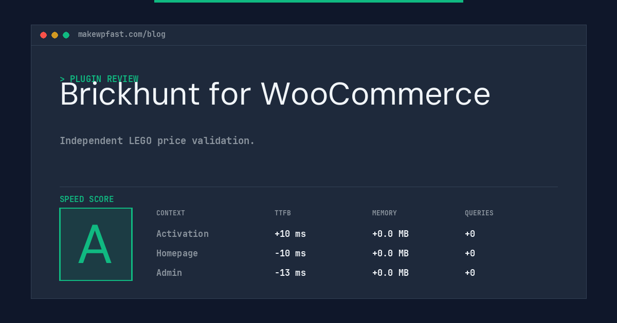 Brickhunt for WooCommerce - MakeWPFast
