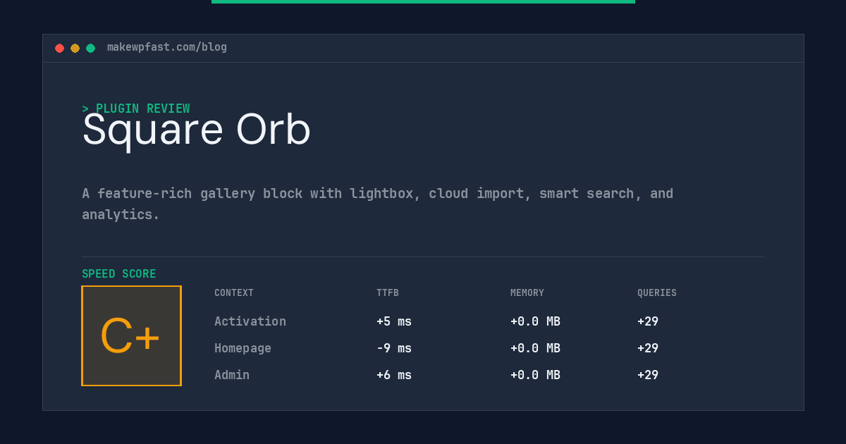 Square Orb - MakeWPFast