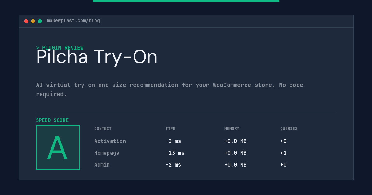 Pilcha Try-On - MakeWPFast