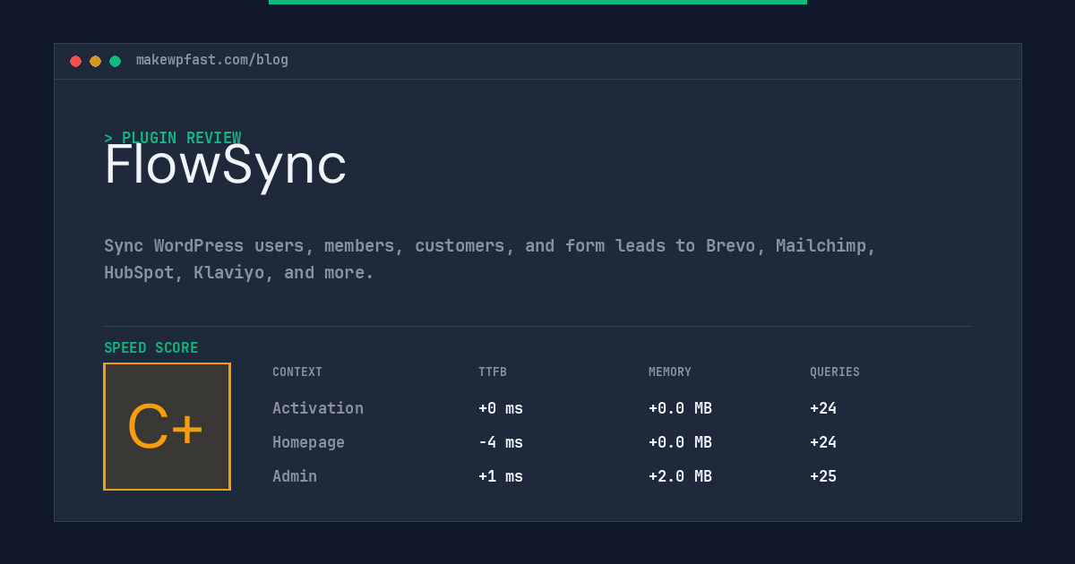 FlowSync - MakeWPFast