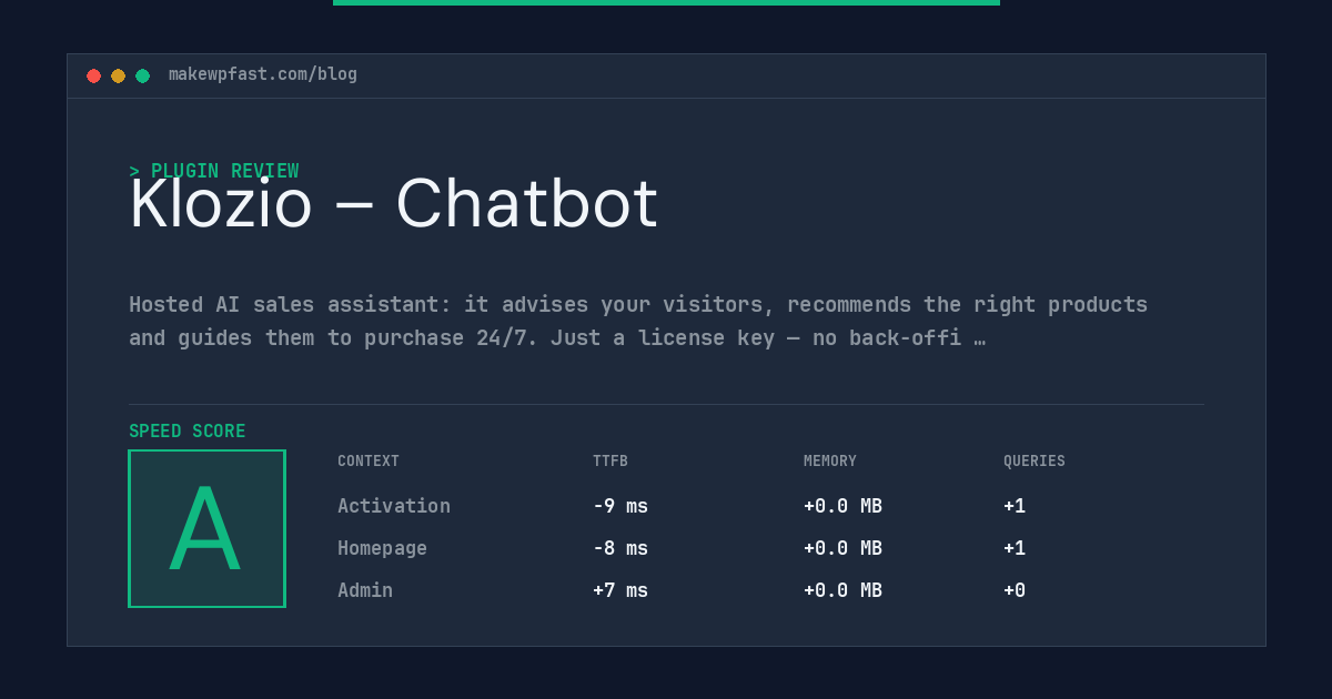 Klozio – Chatbot - MakeWPFast