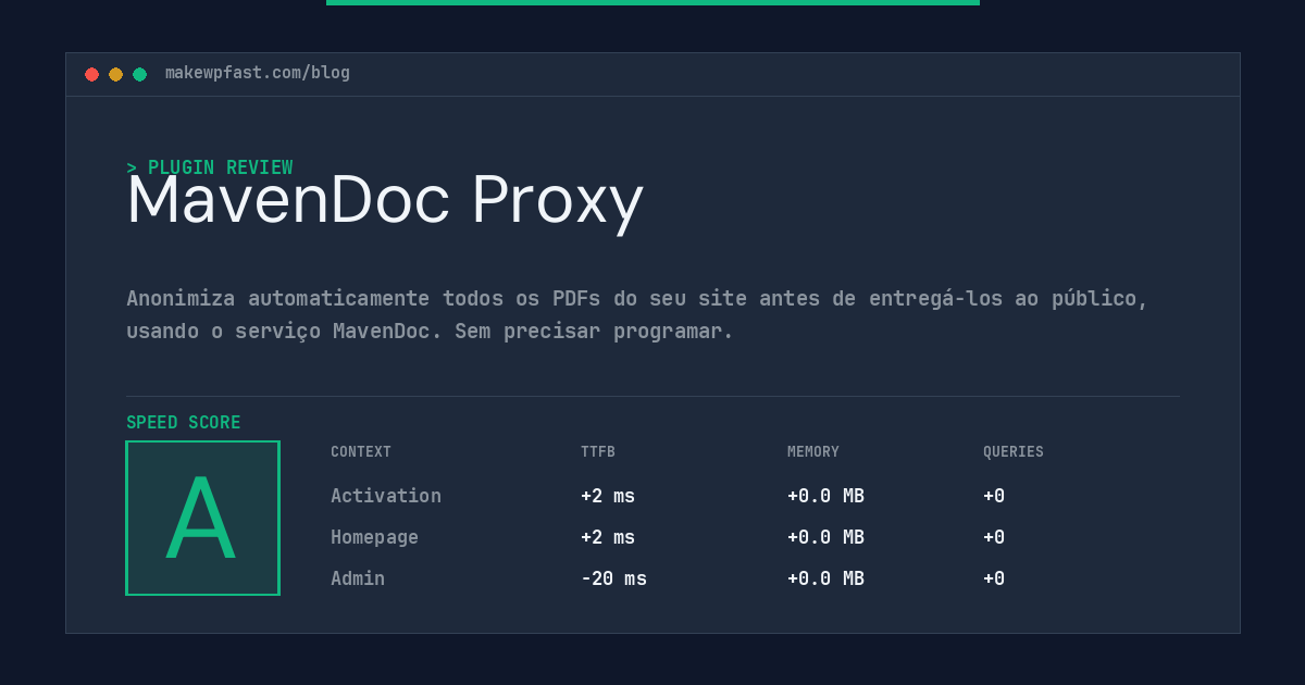 MavenDoc Proxy - MakeWPFast