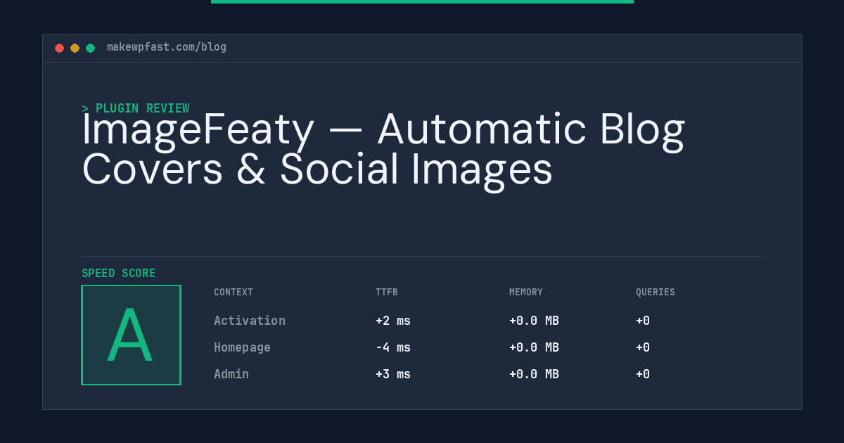 ImageFeaty — Automatic Blog Covers & Social Images - MakeWPFast