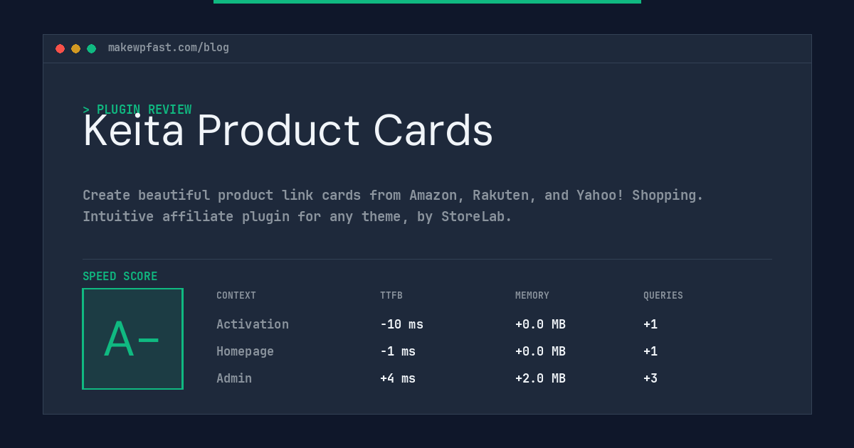 Keita Product Cards - MakeWPFast