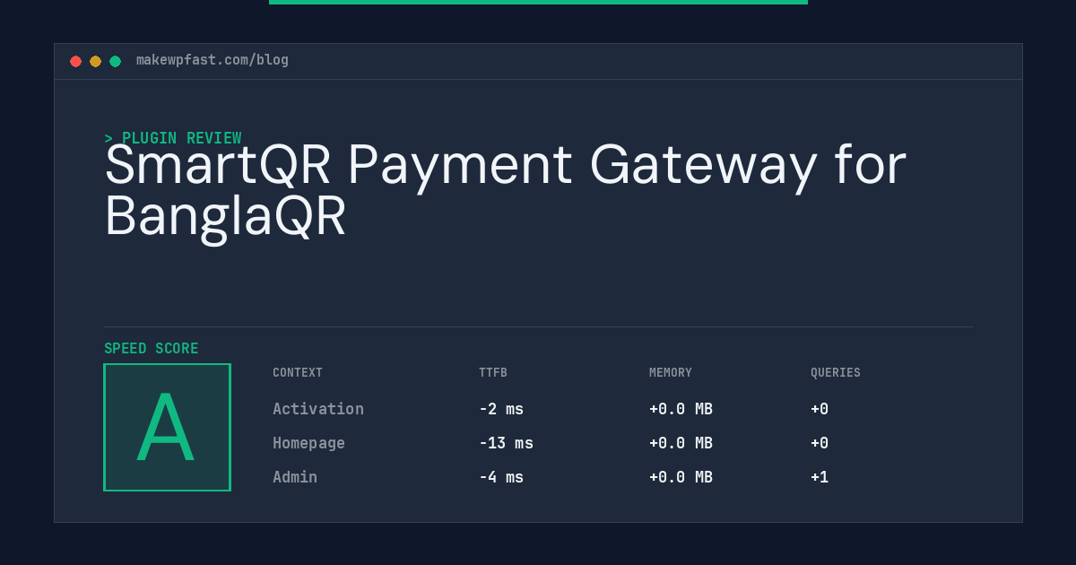 SmartQR Payment Gateway for BanglaQR - MakeWPFast