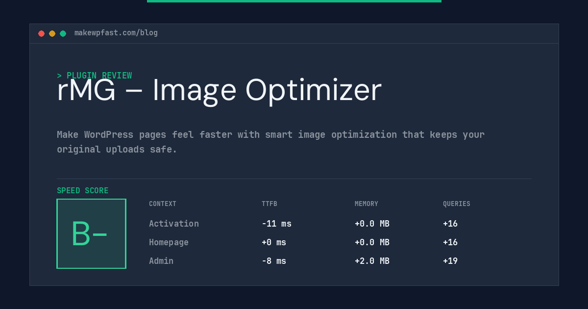 rMG – Image Optimizer - MakeWPFast