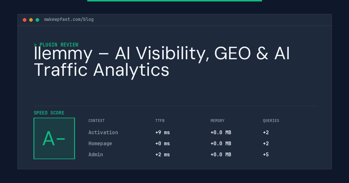 llemmy – AI Visibility, GEO & AI Traffic Analytics - MakeWPFast