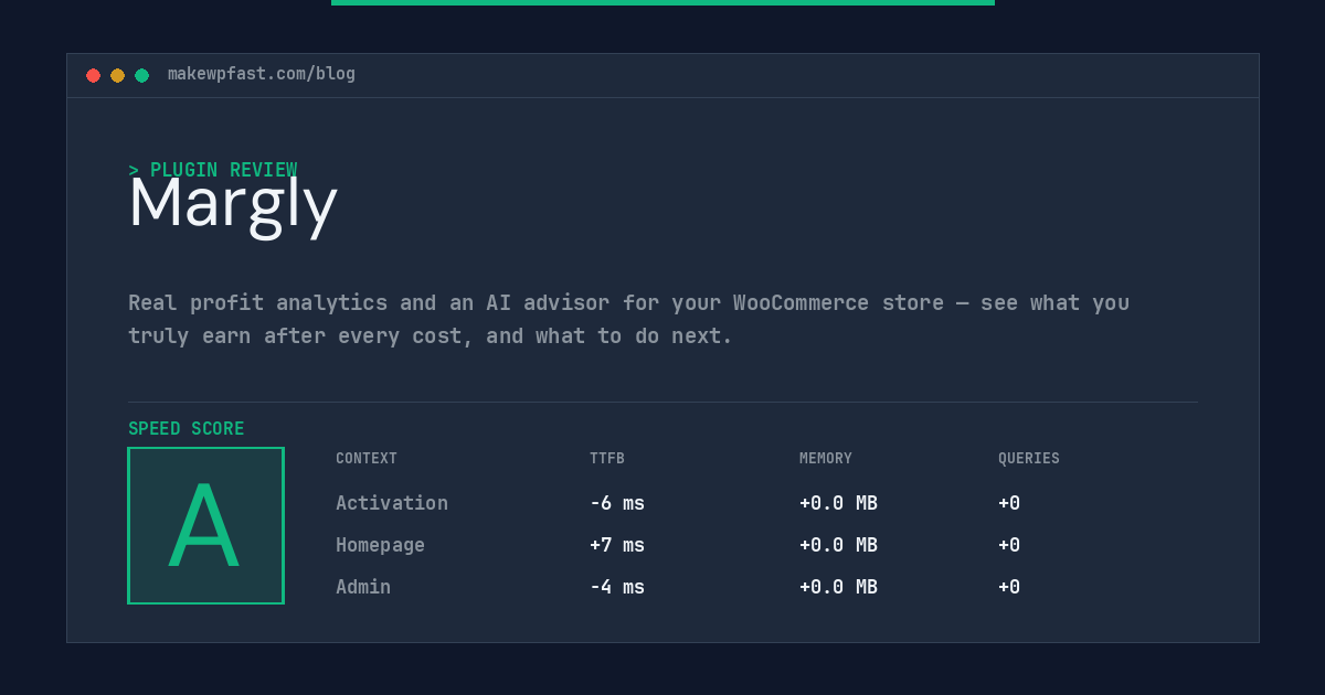 Margly - MakeWPFast