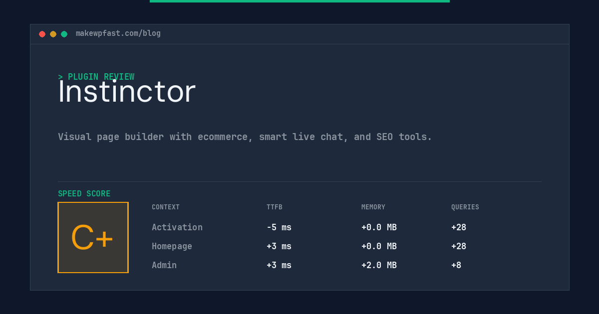 Instinctor - MakeWPFast