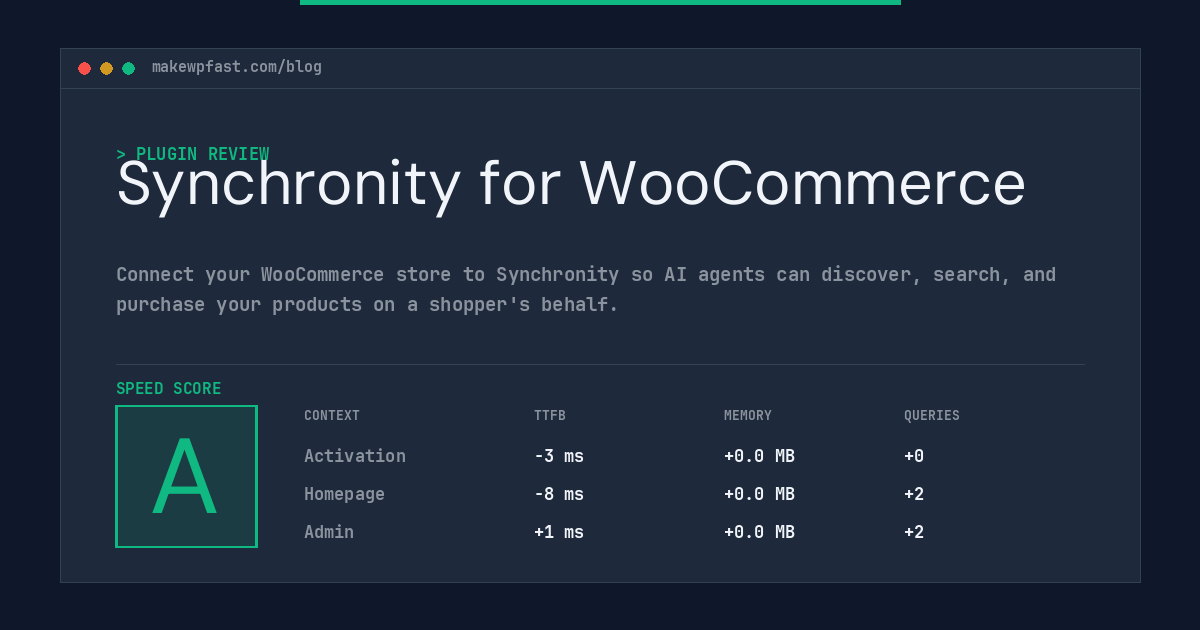 Synchronity for WooCommerce - MakeWPFast