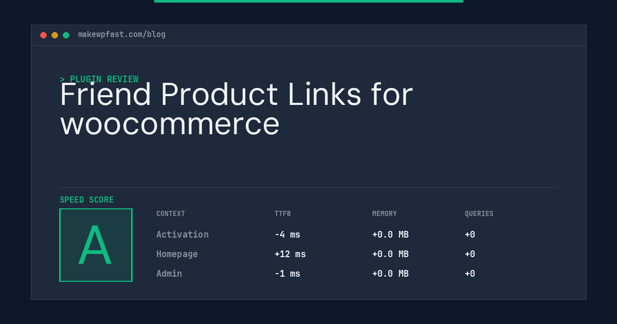 Friend Product Links for woocommerce - MakeWPFast