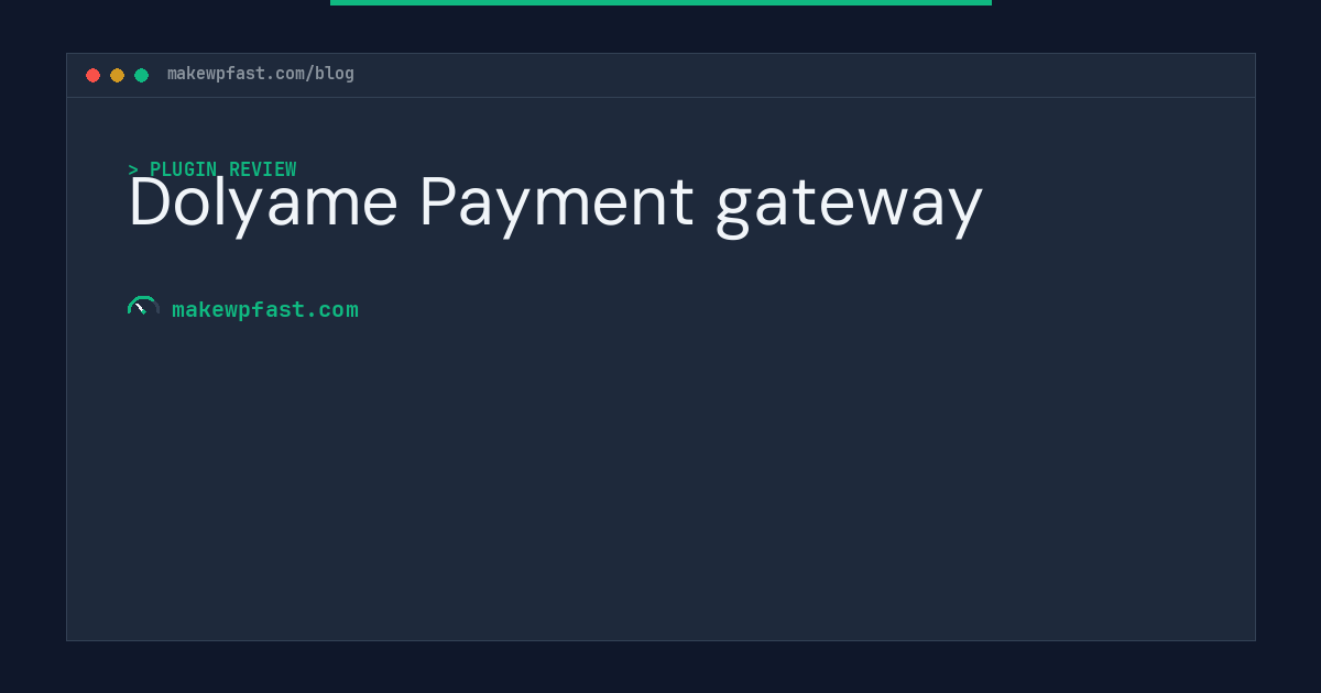 Dolyame Payment gateway - MakeWPFast